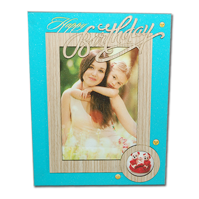 "Birthday Wooden Photo Frame -6016-009 - Click here to View more details about this Product